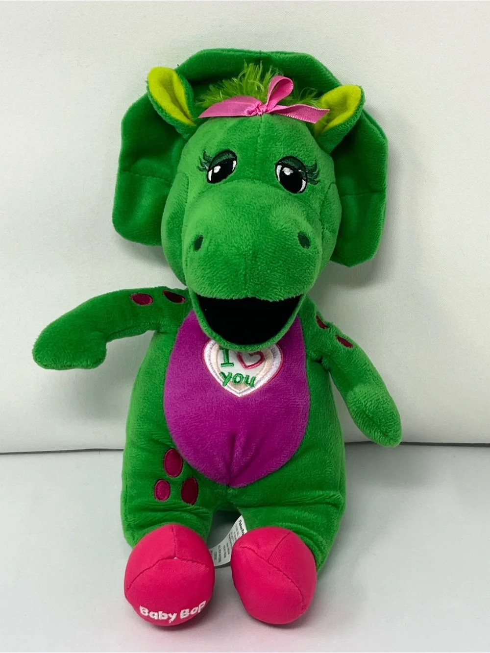 Baby Bop Singing Talking Plush Barney & Friends Fisher-Price Mattel 2017 11”
